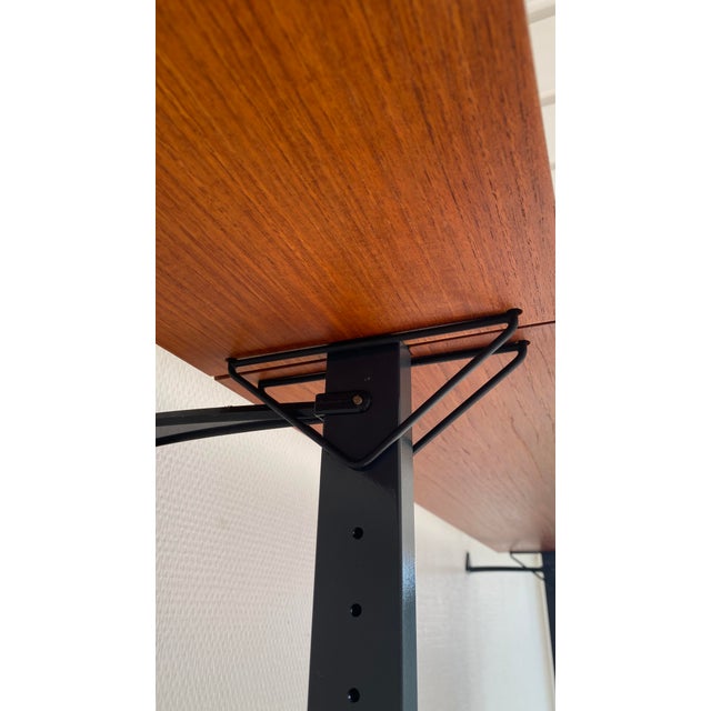 Vintage Teak Modular Wall Shelf by Olof Pira for String, 1950s, Set of 11 For Sale - Image 9 of 18