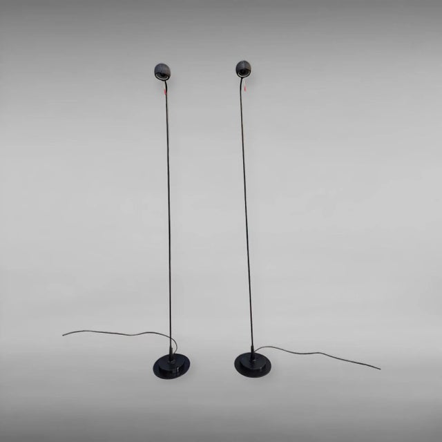Metal Fire Fly Reading Lamps by Emanuele Ricci for Artemide, Set of 2 For Sale - Image 7 of 10