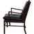 Colonial Chair in Mahogany and Black Leather by Ole Wanscher, 1970s For Sale - Image 4 of 18