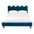 Jonathan Adler Ripple Queen Bed, Venice Peacock For Sale