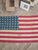 Early 20th C Cotton American Flag With Patina For Sale - Image 18 of 18