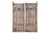 Antique Indian Carved and Bleached Teakwood Large Door For Sale - Image 4 of 4
