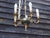Empire Style Bronze Chandelier with Green Lacquered Bowl, 1950s For Sale - Image 4 of 18
