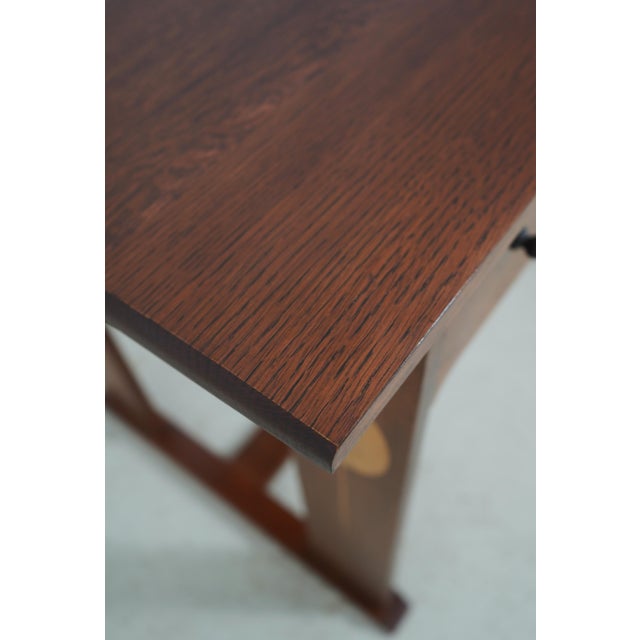 Stickley Mission Oak Harvey Ellis Writing Desk For Sale - Image 11 of 18
