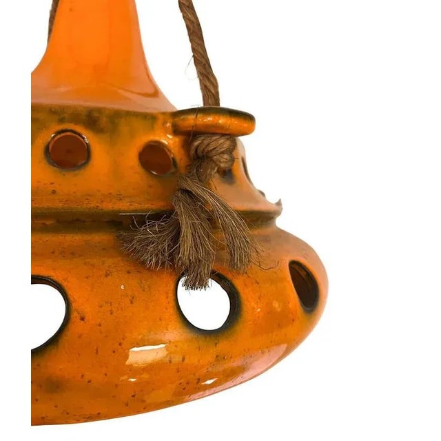 Mid-Century Modern Ceramic Suspension, 1970s Heigth does not include the cord. Up to 250V (Europe/UK Standard).The wiring...