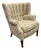Channel Back Arm Chair, Vintage For Sale