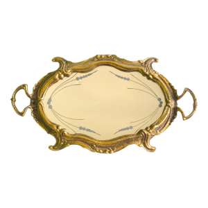 1950s Louis XV-style French Bronze Tray With a Design