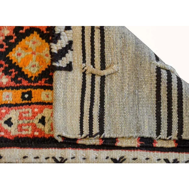Red Early 20th Century Gabbeh Grain Bag Rugs - A Pair For Sale - Image 8 of 9