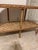 1970s Vintage Two-Tier Rattan Demilune Console Table With a Half-Moon Design For Sale - Image 4 of 12