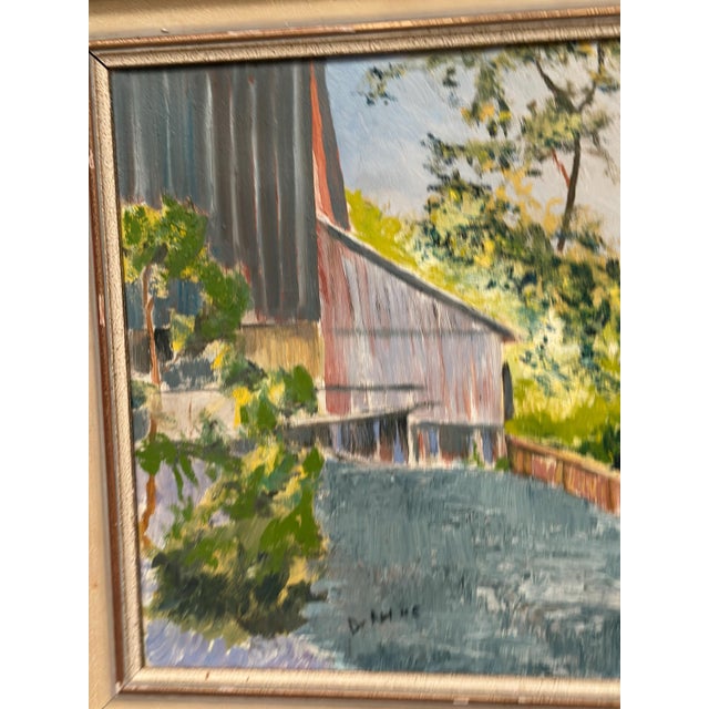 Waterfall, 1960s, Oil Painting on Canvas, Framed For Sale - Image 7 of 13