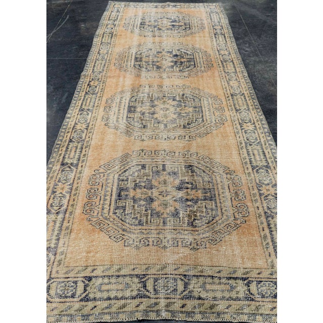 Turkish Vintage Rug 4'1" x 11'4" #21392 Explore a curated collection of hallway runners, wool rugs, and handmade...