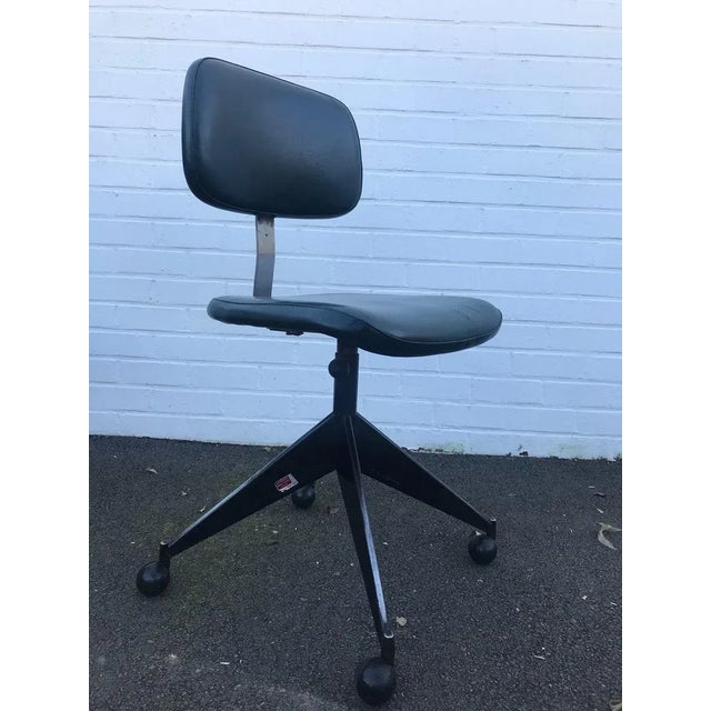 Set of Italian Height-Adjustable Side Chairs by Velca Legnano for Jules Wabbes, 1960s For Sale - Image 12 of 17