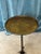 Handcrafted Spanish Iron Martini Table With Antique Gilt Top and Forged Tripod Base For Sale - Image 11 of 12