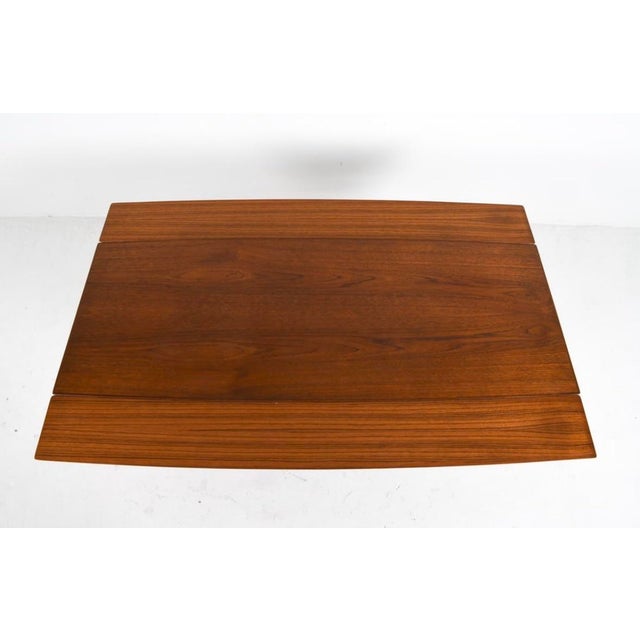 Brown Danish 1960’s Teak Elevating Coffee Table W/Hidden Leaves Attributed to Kai Kristiansen For Sale - Image 8 of 12