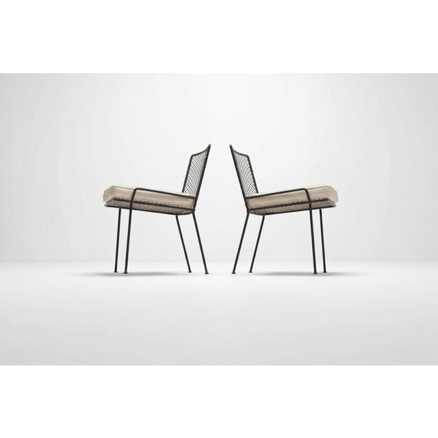 Metal Original Pair of Van Keppel-Green Expanded Metal Series Chairs, Model 872, 1953 For Sale - Image 7 of 14