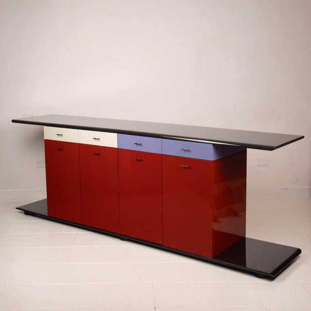 Kinu Sideboard by Motomi Kawakami for Arflex, 1980s For Sale - Image 12 of 18