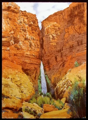 Merrill Mahaffey" Deer Creek Falls" Signed Numbered Art Print