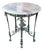 Antique French Louis XIV Style Bronze & Marble Round End Table For Sale