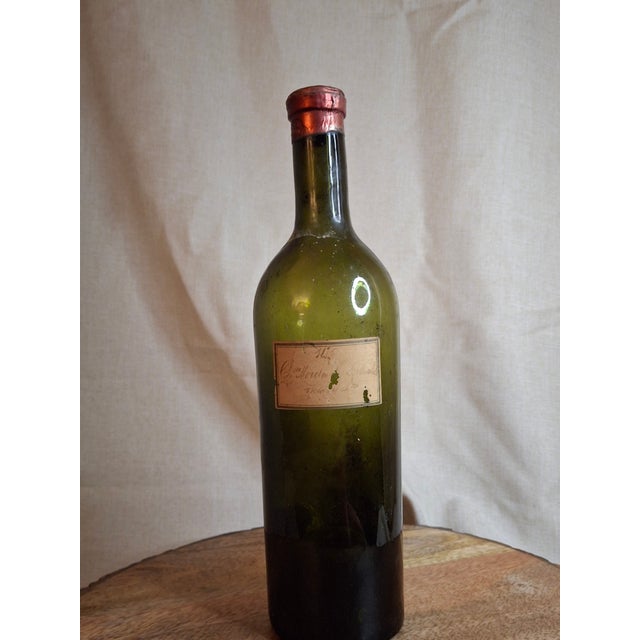 Rare Private Reserve Château Mouton Rothschild 1945 "Victory" Vintage – Unique Hand-Labeled Specimen For Sale - Image 9 of 16
