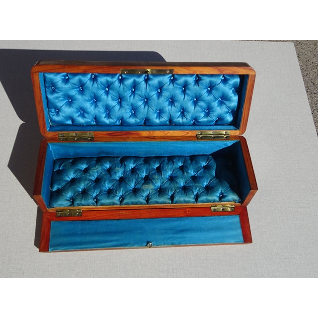 Cedar Wood Pen Case, 1800s For Sale - Image 10 of 18