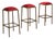Brass Stools, 1950s, Set of 3 For Sale