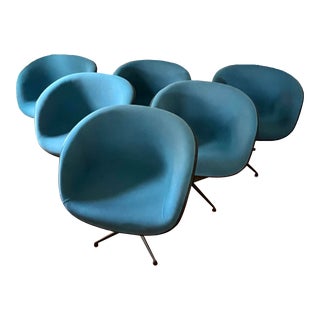 1960s Herman Miller Eames La Fonda Chairs- Set of 6 For Sale