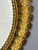 Gold Mid-Century Bohemian Hollywood Regency Spanish Gilt Metal Sun Mirror, 1950s For Sale - Image 8 of 17