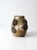 Signed studio pottery vase, hand-crafted in a free-form silhouette with an abstract sculptural design. The surface is...
