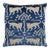 Schumacher Woodland Leopard Velvet 18" Pillow in Sapphire For Sale