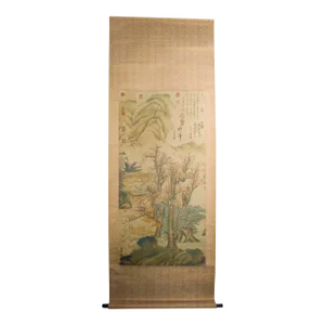 Early 20th Century Chinese Landscape Scroll