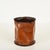 Mid-Century Modern Italian Leather Decorative Wastepaper Basket from Nova Tecno, 1950s For Sale - Image 9 of 13