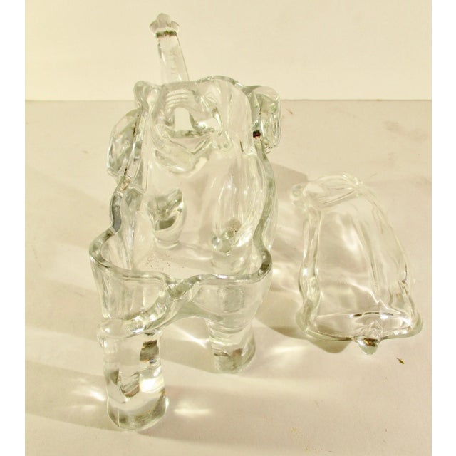 Elephant Shaped Decorative Jar/Container For Sale In New York - Image 6 of 7