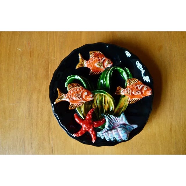 French Riviera Style Ceramic Fish Bowl, 1960s For Sale - Image 9 of 9