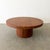 1970s Mid-Century Modern Round Rosewood Pedestal Coffee Table For Sale - Image 5 of 9