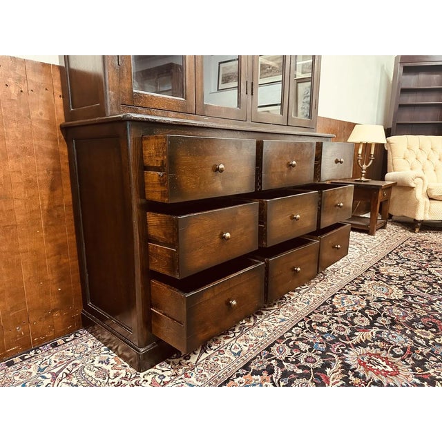 Antique Display Bookcase in Oak For Sale - Image 16 of 17