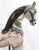Antique White 1960s Carousel Horse on Formica Base For Sale - Image 8 of 16