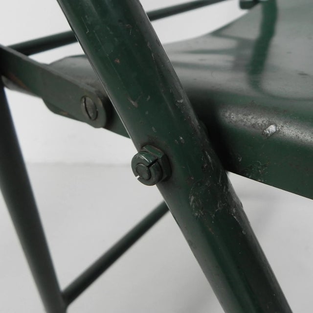 Industrial Industrial Steel Du-Al Folding Chairs from Dare Inglis, Set of 4 For Sale - Image 3 of 18