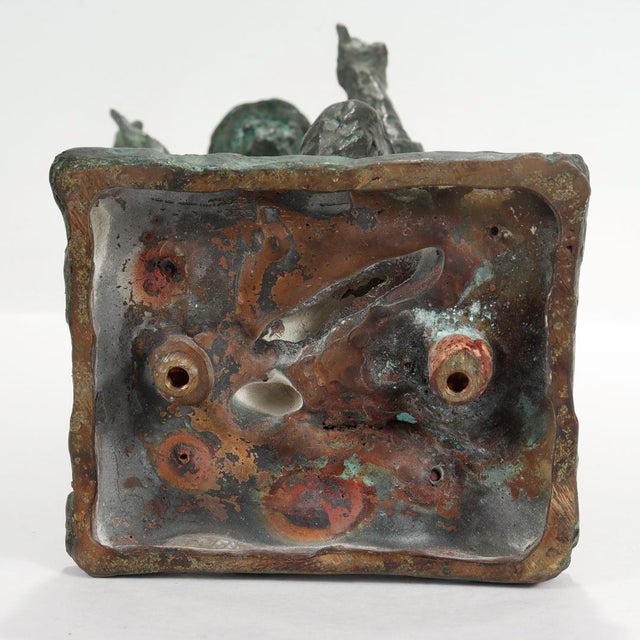 Arbit Blatas Modern Art Foundry Bronze Sculpture of Mime Marcel Marceau For Sale - Image 12 of 12