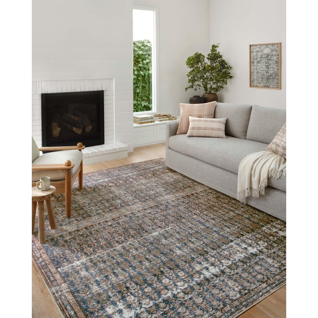 Contemporary Amber Lewis x Loloi Billie Ocean / Brick 5'-0" x 7'-6" Area Rug For Sale - Image 3 of 8