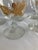 Brown Vintage Golden Leaves Glasses, Set of 8 For Sale - Image 8 of 10
