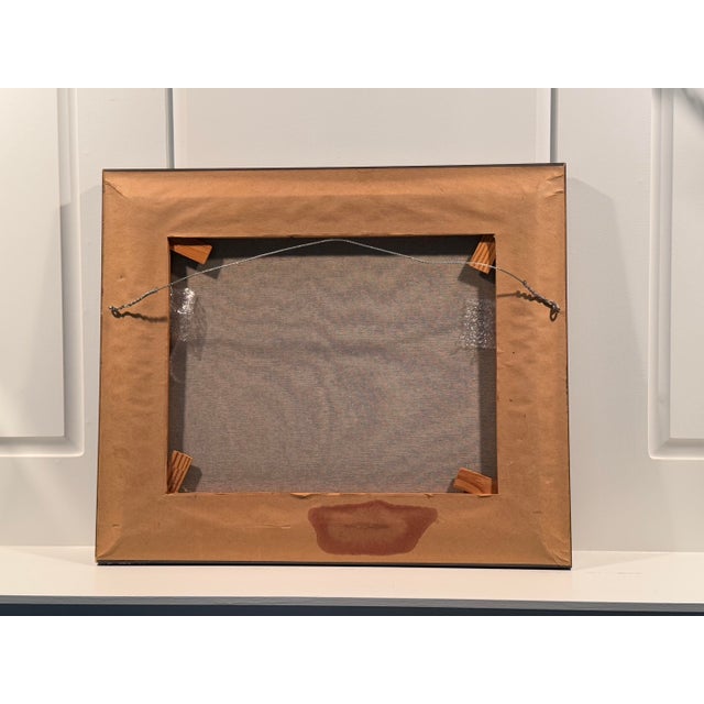 Wood Original Signed Coastal Landscape Oil Painting For Sale - Image 7 of 8