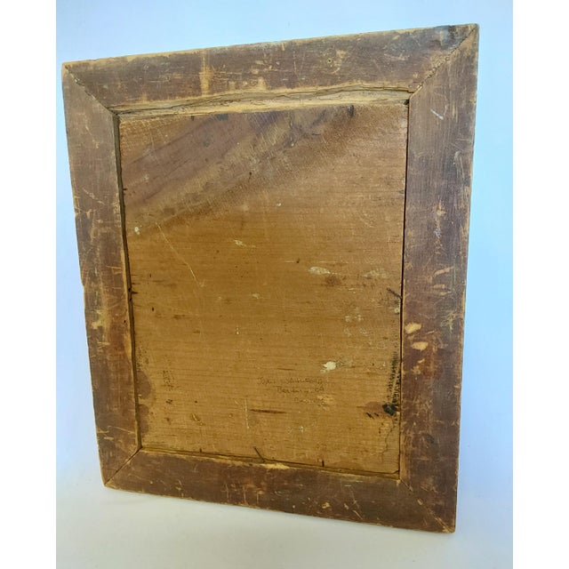 Antique Oil Painting, Portrait of a Lady With White Hair, Carved Frame For Sale - Image 4 of 6