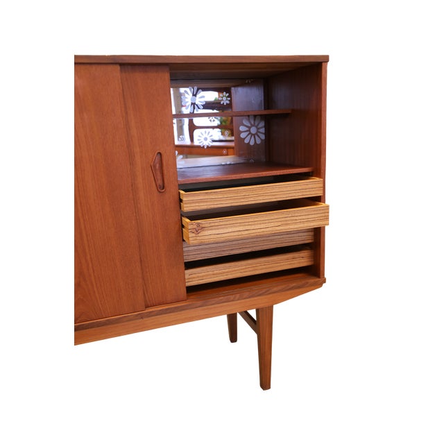 Danish Teak Bar Cabinet, 1960s For Sale - Image 17 of 18