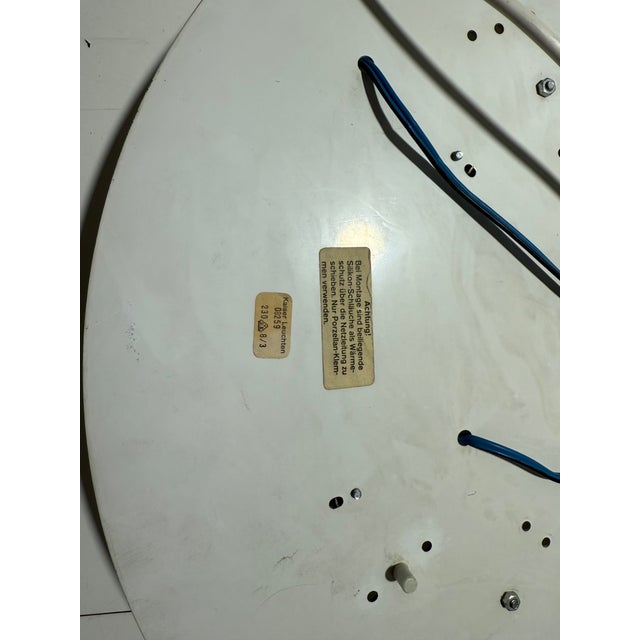 Kaiser plafonnier circa 1960 | vintage ceiling light in textured glass discover an original kaiser plafonnier from the...