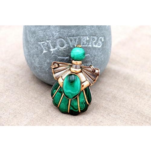 Gold and Silver Perfume Bottle with Reliefs For Sale - Image 4 of 8