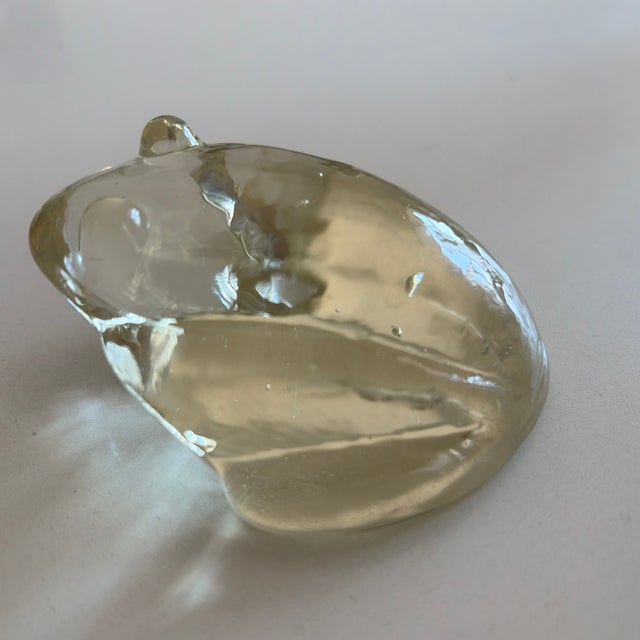 Hand-Blown Art Glass Frog Sculpture / Paperweight For Sale - Image 4 of 9
