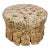 Tropical Coastal Ottoman Tufted Skirted by Ethan Allen For Sale