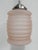 Art Deco Hanging Lamp with Pink Frosted Glass Shade, 1930s For Sale - Image 9 of 11