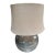 Pottery Barn Etched Nickel Table Lamp For Sale