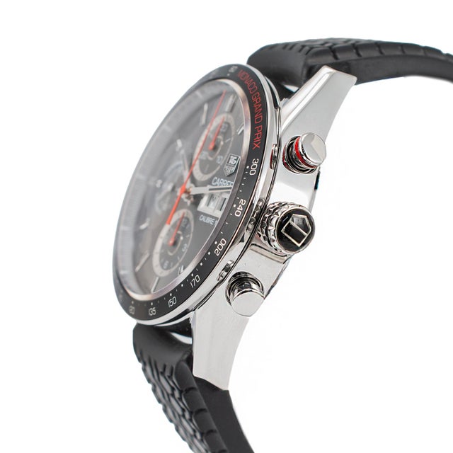 Tag Heuer Tag Heuer Carrera Day Date Calibre16 43mm Cv2a1M Grey Dial Steel Automatic Watch For Sale - Image 4 of 10